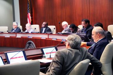 City council members braved a five-hour meeting Tuesday, Oct. 27 and reached no agreement on the inclusion and award premises for the Richmond Promise, a scholarship program to be funded by Chevron Refinery. (Photo by Angelica Casas)