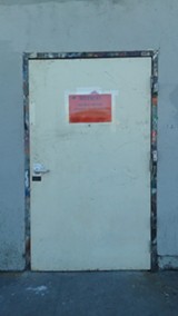JONATHAN RILEY - An 'unsafe to occupy' notice on Burnt Ramen's front door this past Friday.