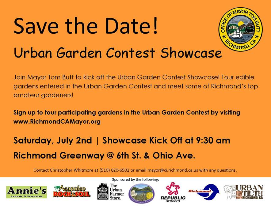 Urban Garden Showcase, Saturday, July 2 at 9:30 AM