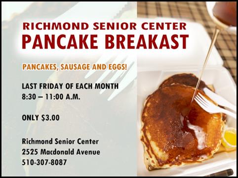 Richmond Senior Center Pancake Breakfast