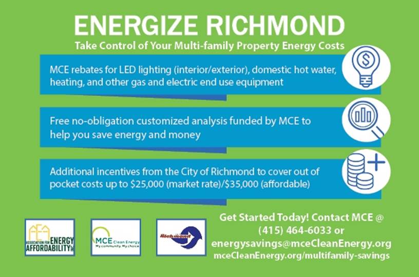 Energize Richmond multi family flyer English