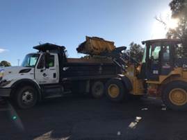 Hauling illegal dumping & sweeper route spoils (2)