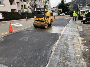 El Portal and SPD Road completed work