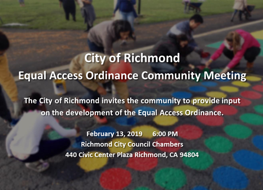 Equal Access Ordinance - English Flyer Front