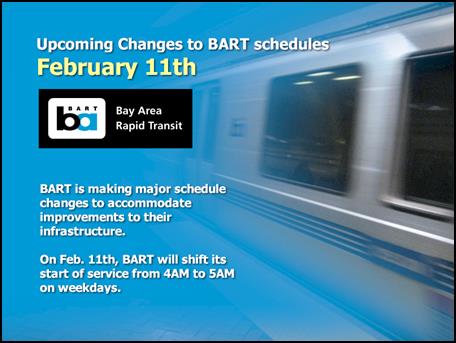 0211 - BART Schedule Changes 1