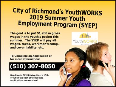 0315 - 2019 Summer Youth Employment Worksite Application 2