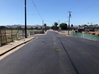 Chesley and Market finalized paving