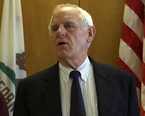 Richmond Mayor Tom Butt attends a news conference at Richmond's Hacienda housing complex in Richmond, Calif., Friday, Feb. 6, 2015.(Anda Chu/Bay Area News Group)