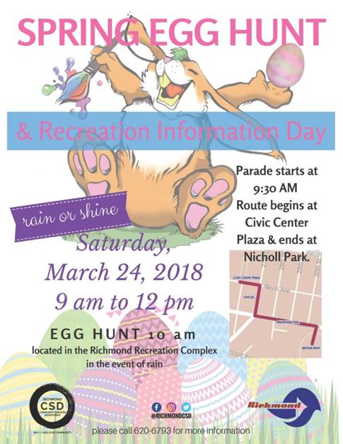 2018 Egg Hunt Rec Info Day