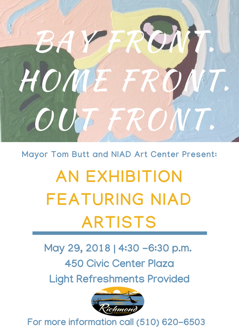 NIAD Exhibit Installation at Mayor's Office