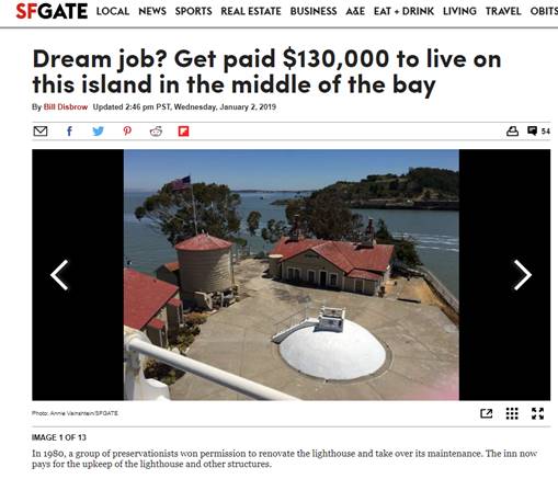 Lighthouse Innkeeper Search Goes Viral