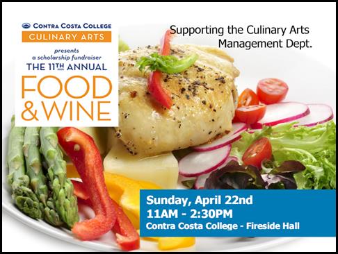 0422 - Contra Costa College - Food and Wine Fundraiser