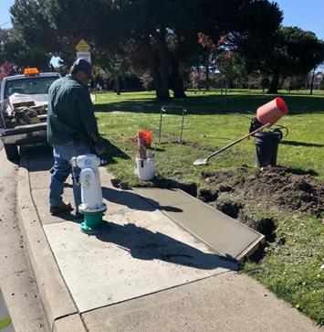 Sidewalk ADA upgrade