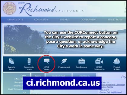 COR Connect Service Concern and Issues 2